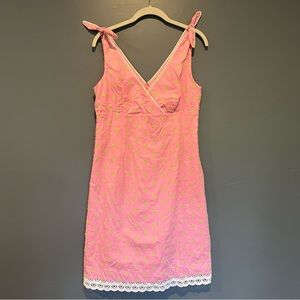 Vintage Lilly Pulitzer Pink Rylan Dress in Size 10.